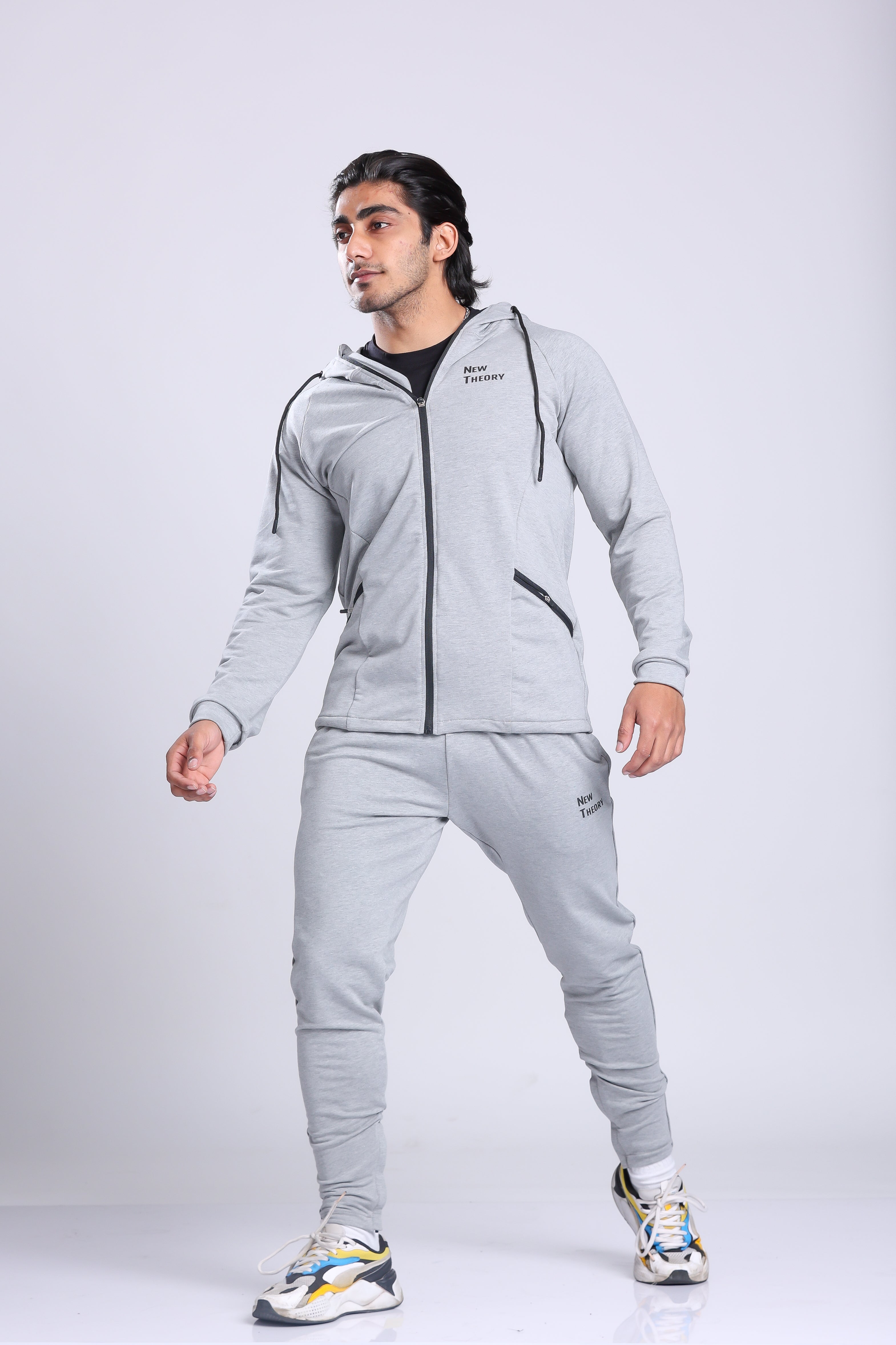 Buy Athletic Training Tracksuit Grey for Men Online Best Price in India New Theory