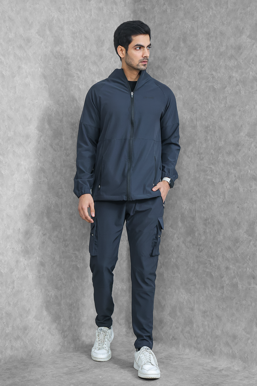 Impact Woven Cargo Tracksuit - Dark Grey