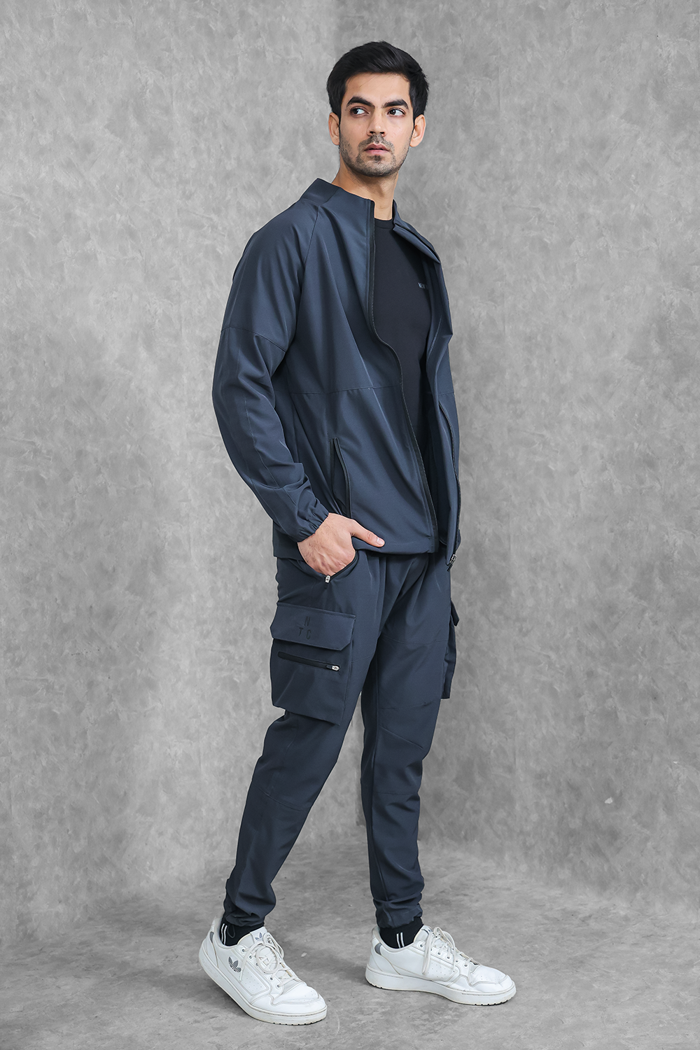 Impact Woven Cargo Tracksuit - Dark Grey