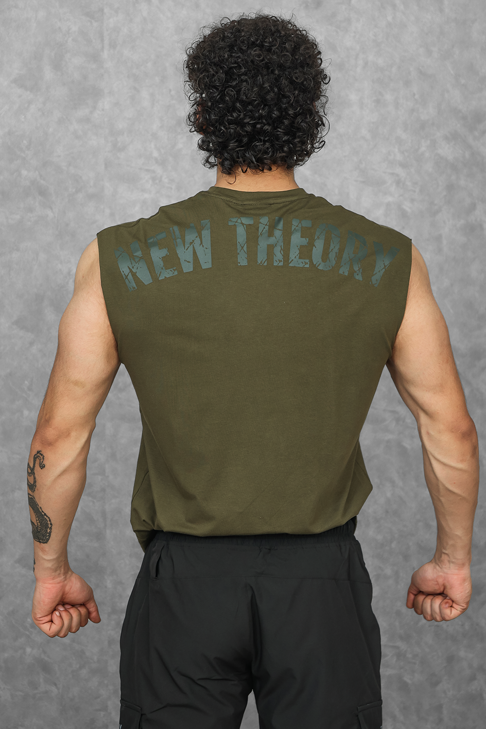 Legacy Cut Off Tank - Dark Olive