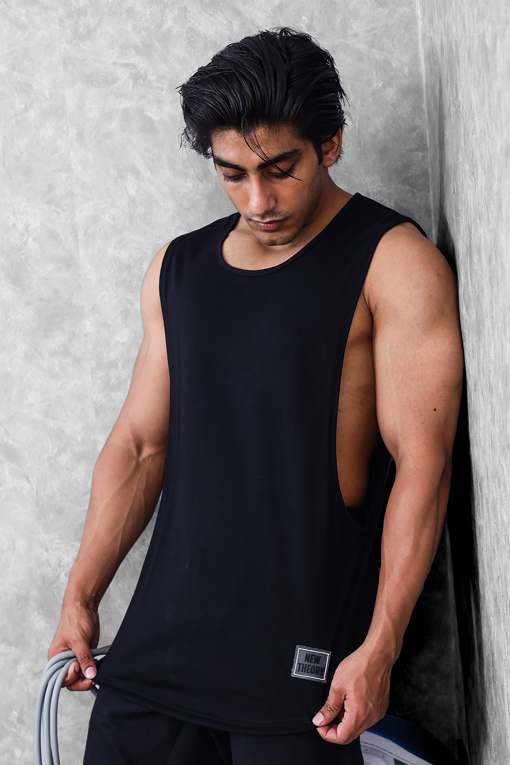 Buy Active Gym Tank Top- Black for Men Online @Best Price in India: New  Theory – New Theory