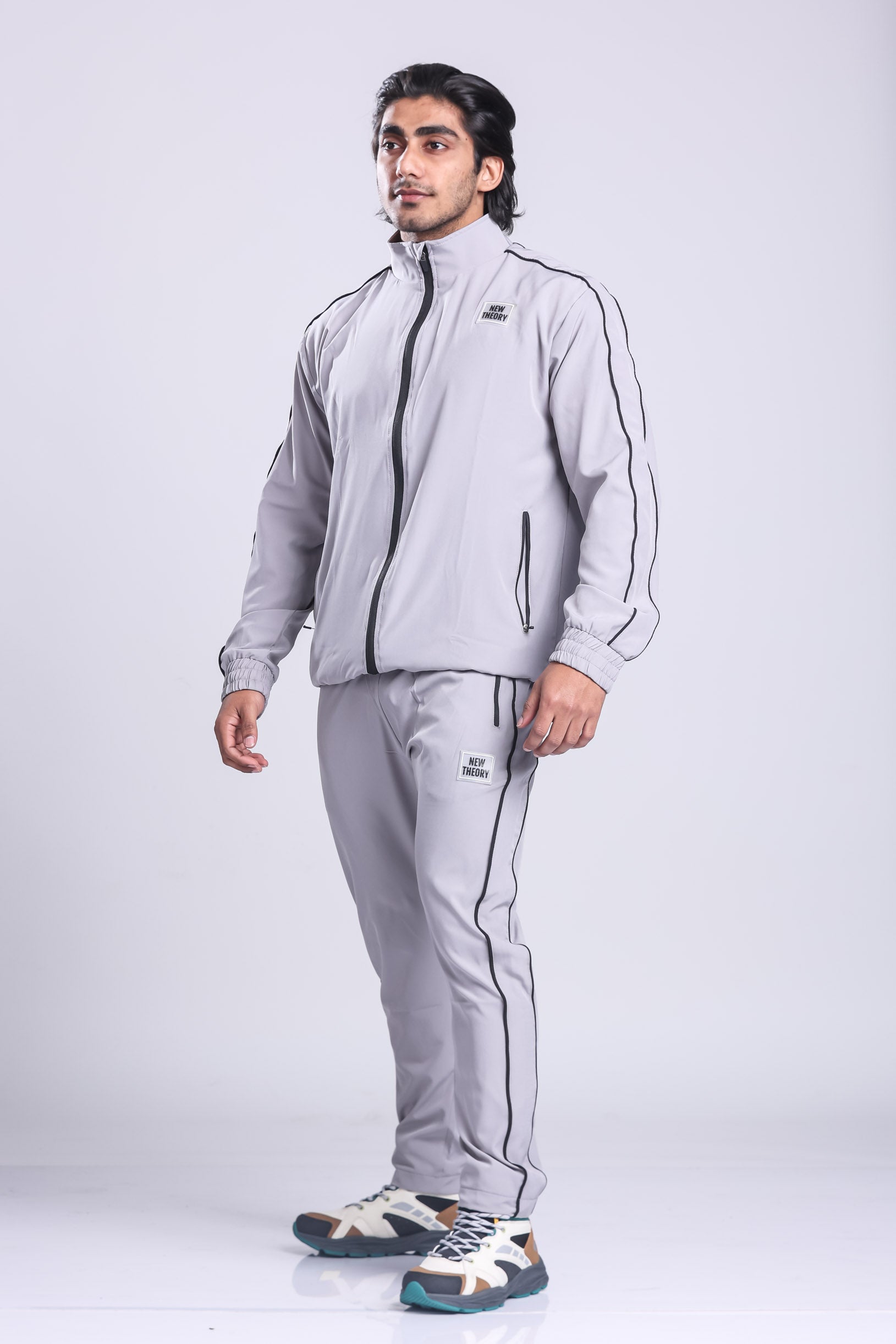 Essential tracksuit online grey