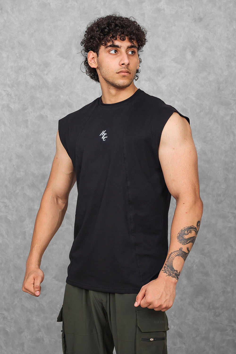 Legacy Cut Off Tank - Black