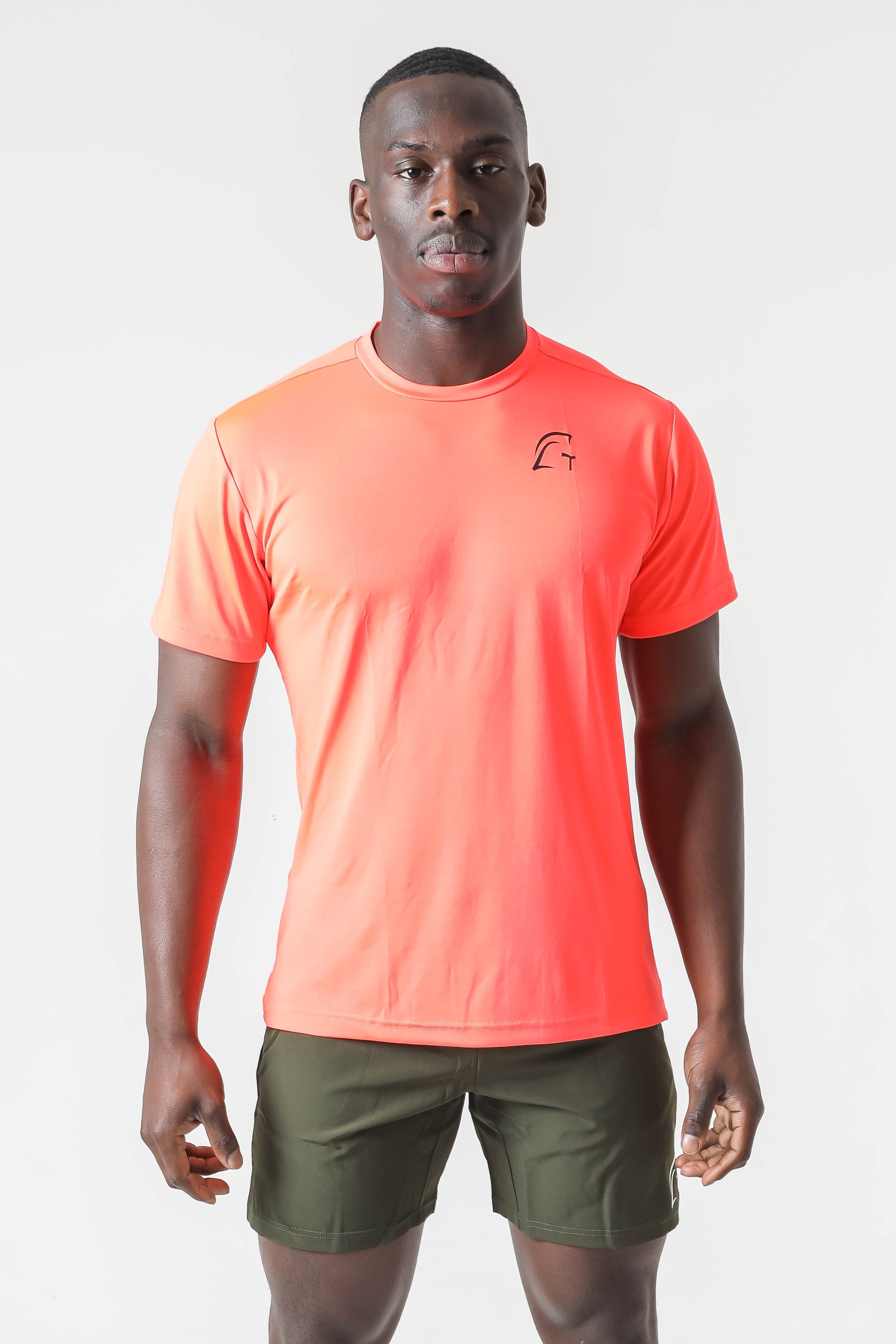 Kryjer X NTC Essential Range Half T-Shirt - Neon Orange