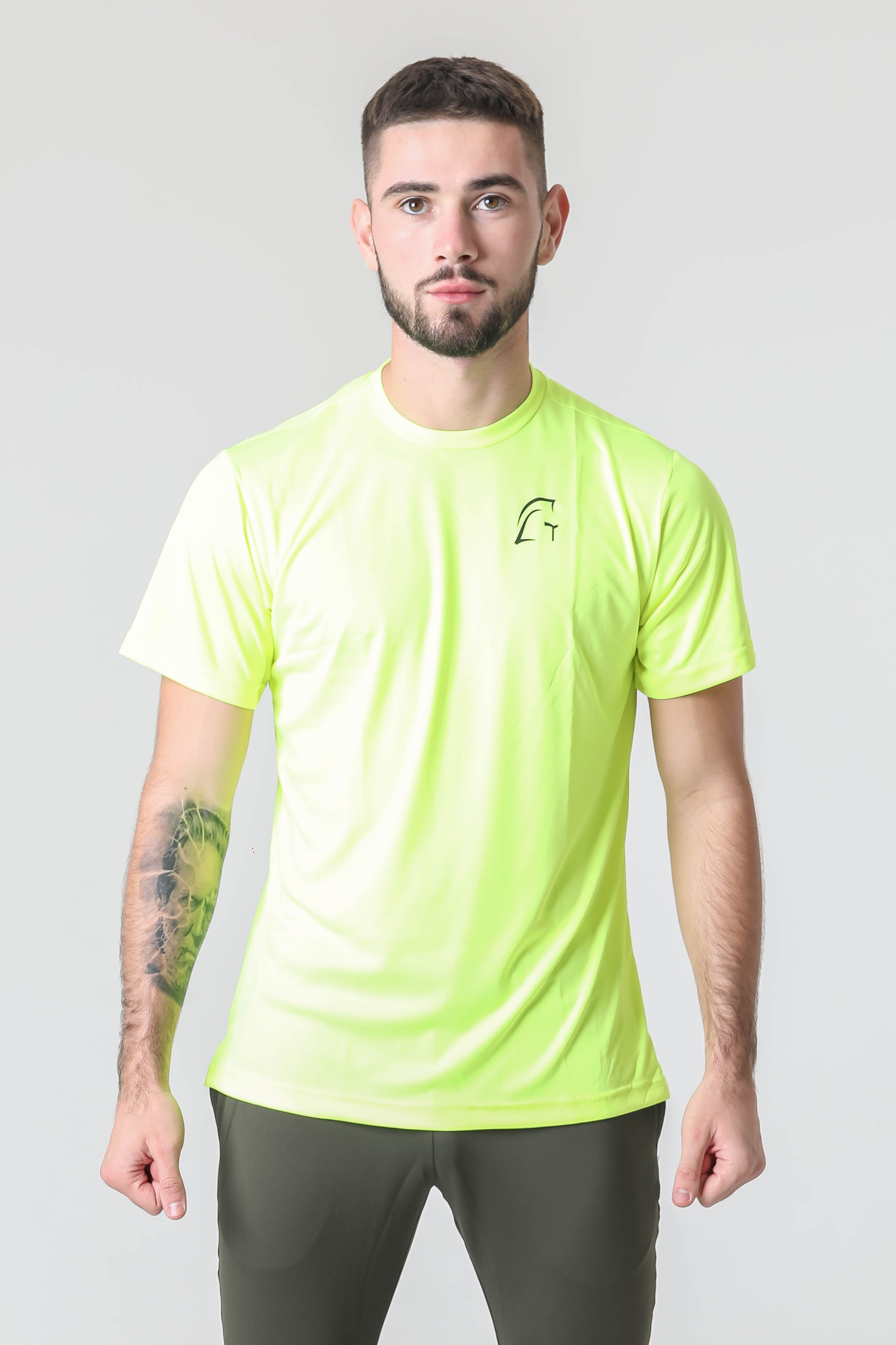 Kryjer X NTC Essential Range Half T-Shirt - Neon Yellow