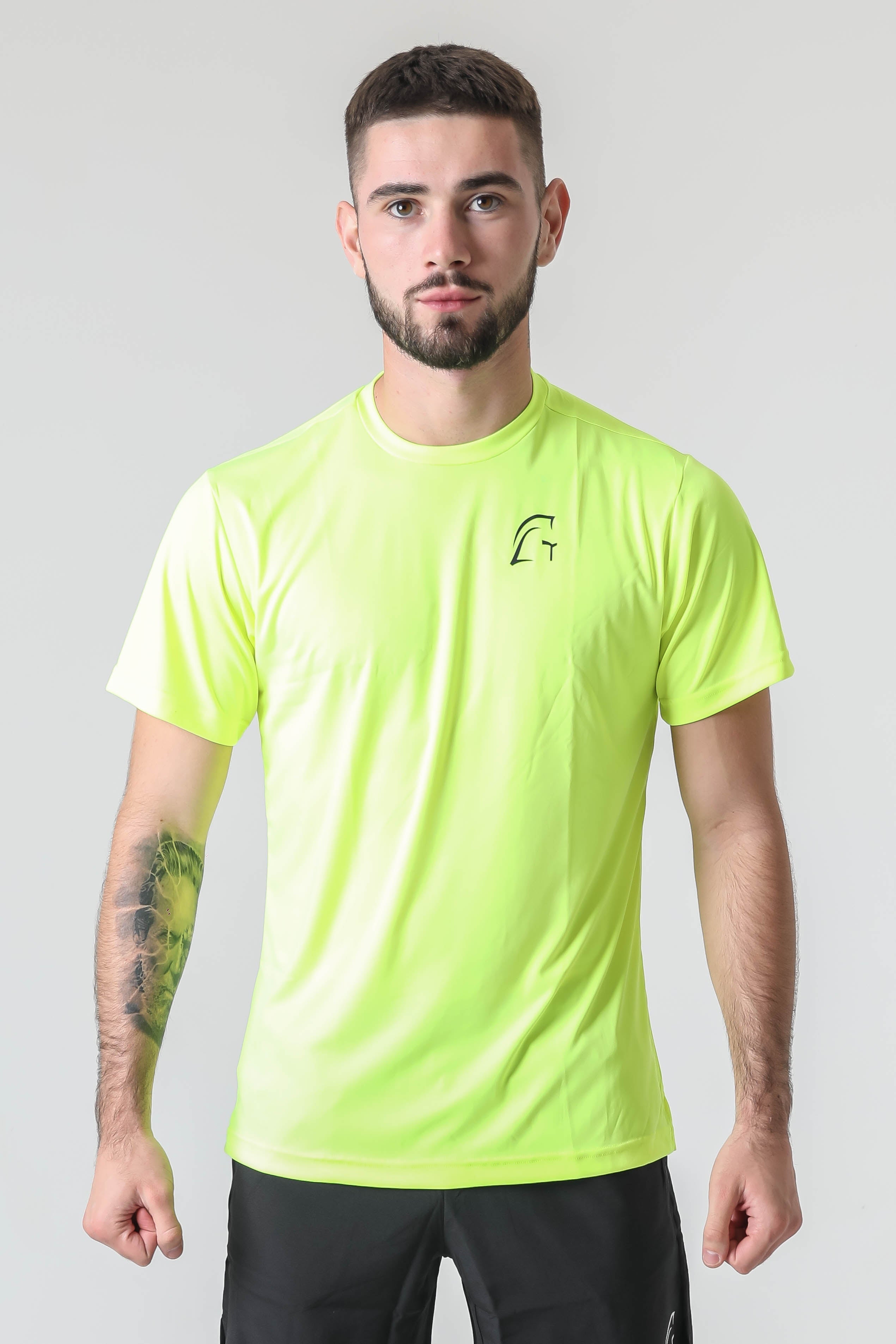 Kryjer X NTC Essential Range Half T-Shirt - Neon Yellow