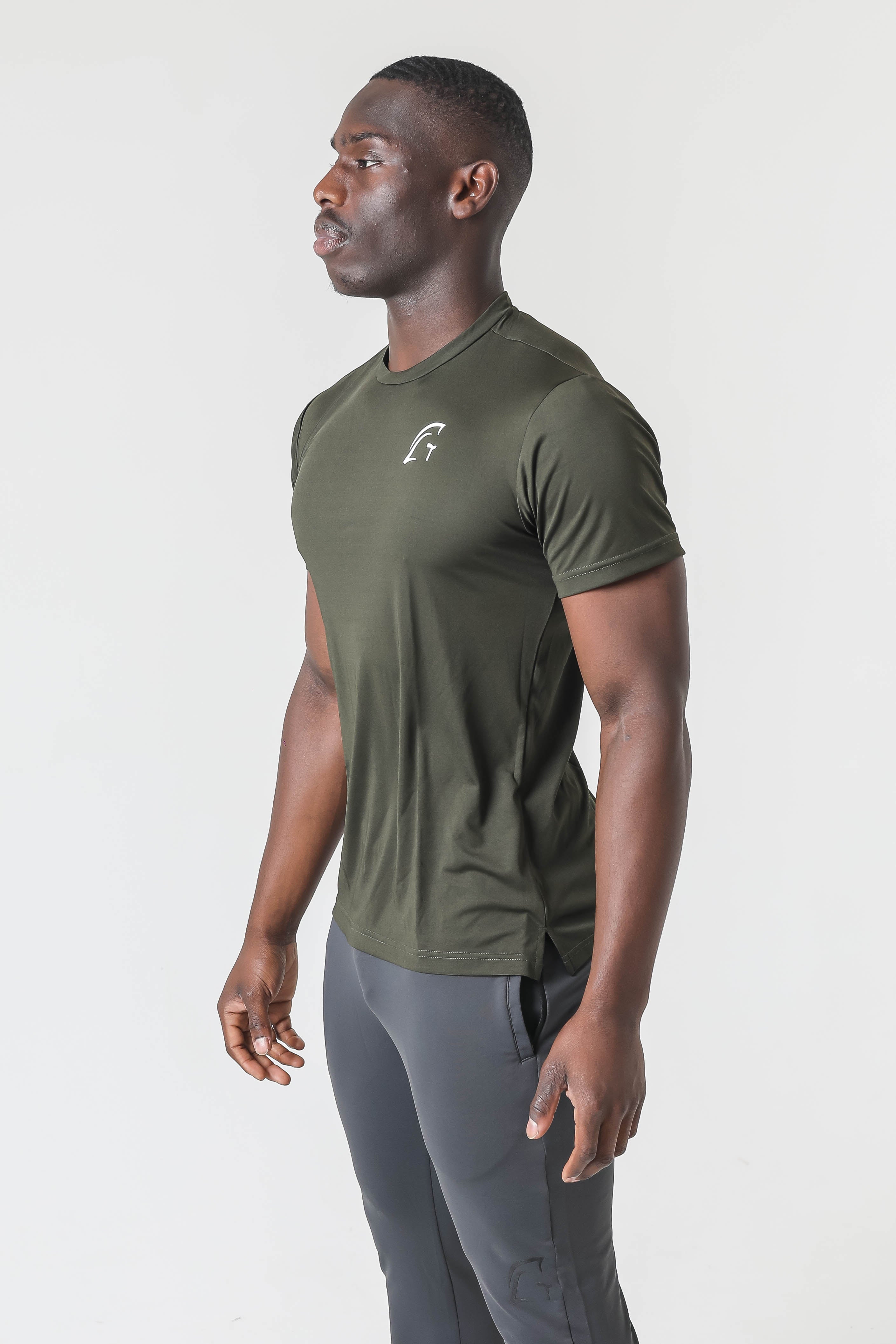 Kryjer X NTC Essential Range Half T-Shirt - Olive