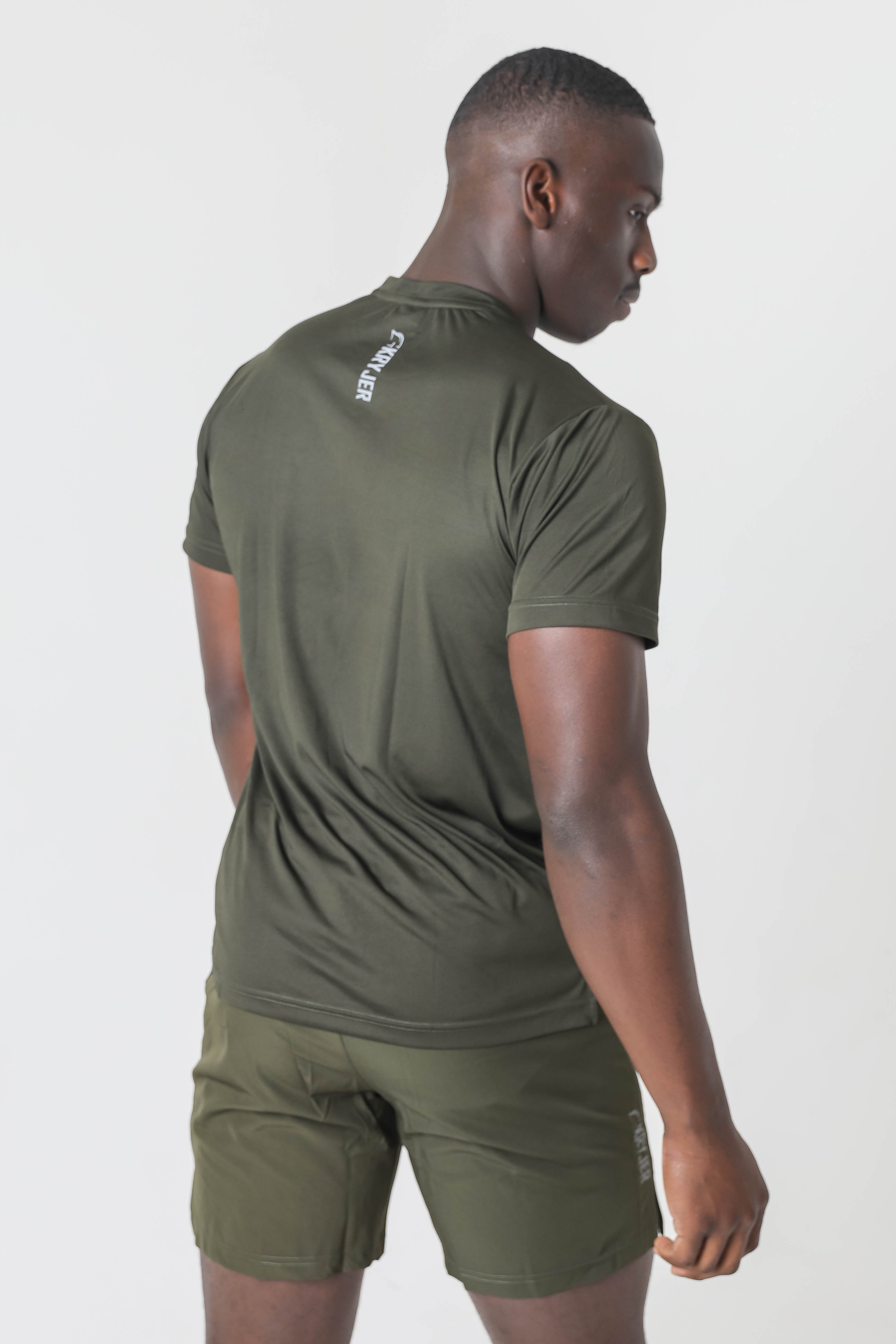 Kryjer X NTC Essential Range Half T-Shirt - Olive