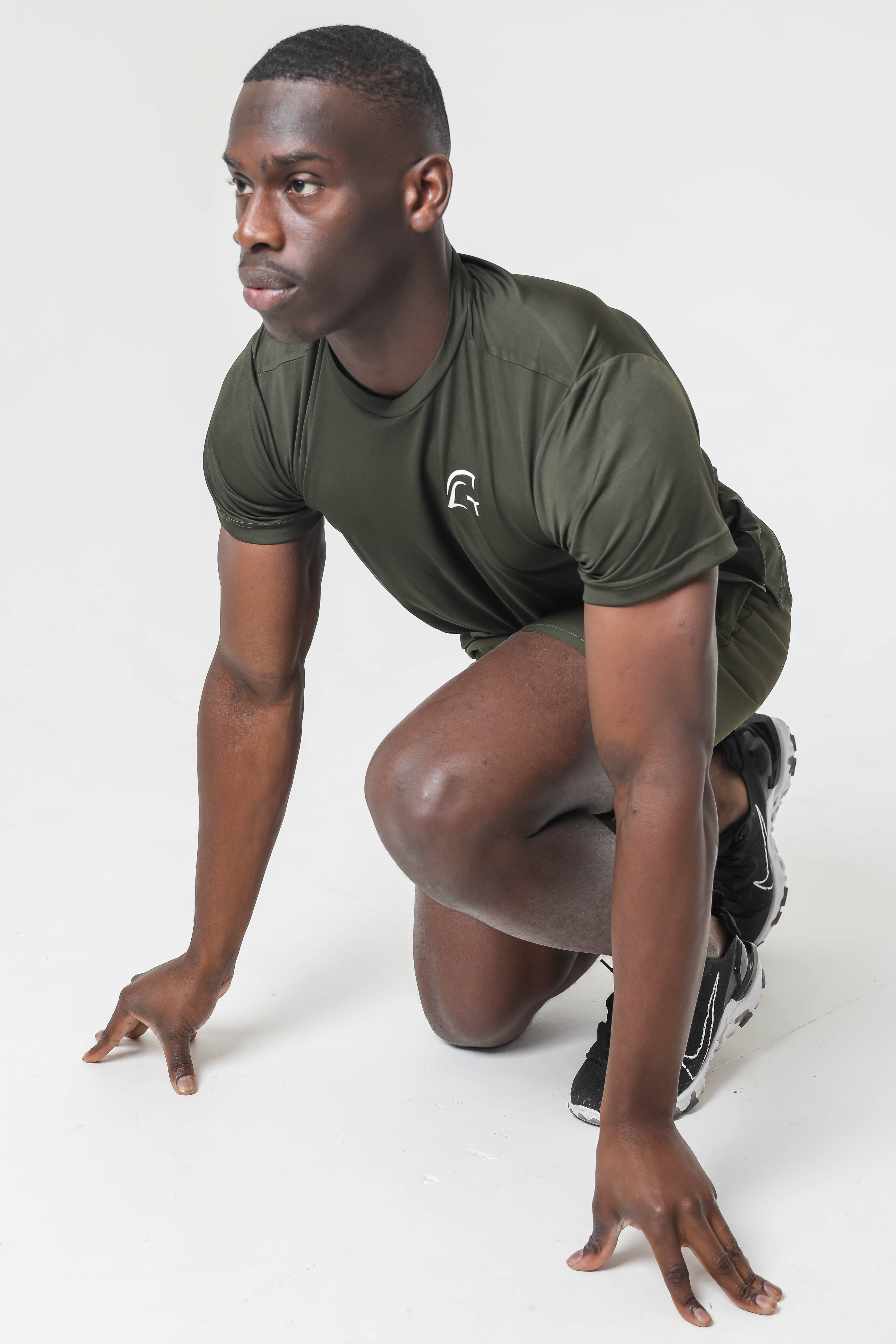 Kryjer X NTC Essential Range Half T-Shirt - Olive