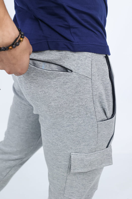 Kryjer X NTC Signature Cargo Jogger Light Grey