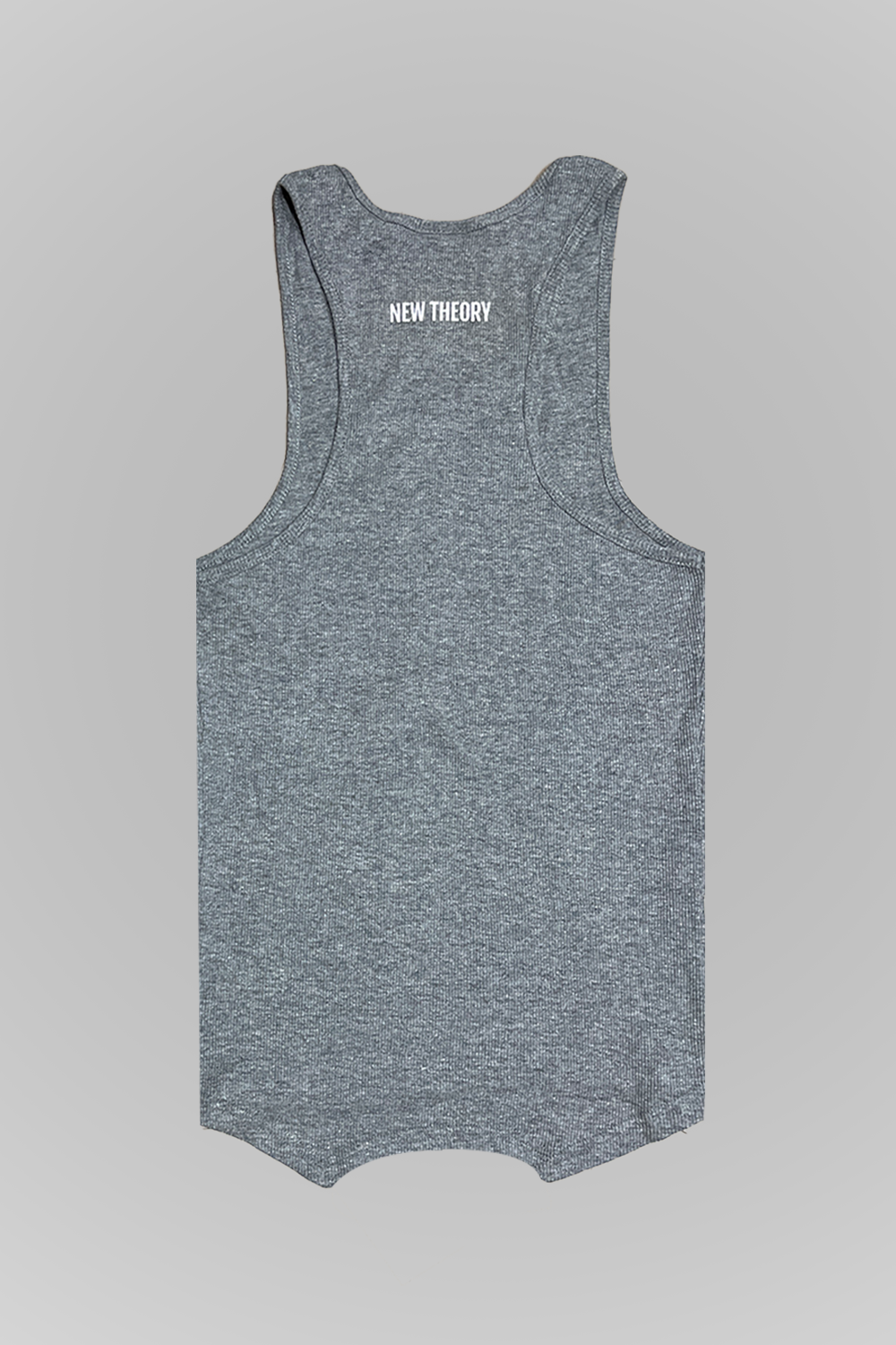 Muscle-Up Ribbed Tank - Grey & Green